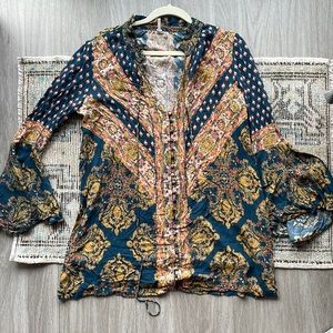 Free People, Medium, Patterned mini dress